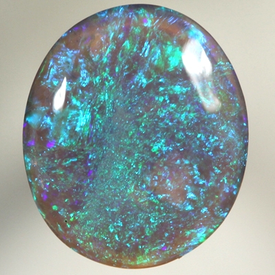 SOLID BLACK CRYSTAL OPAL Bright Floral Harlequin pattern